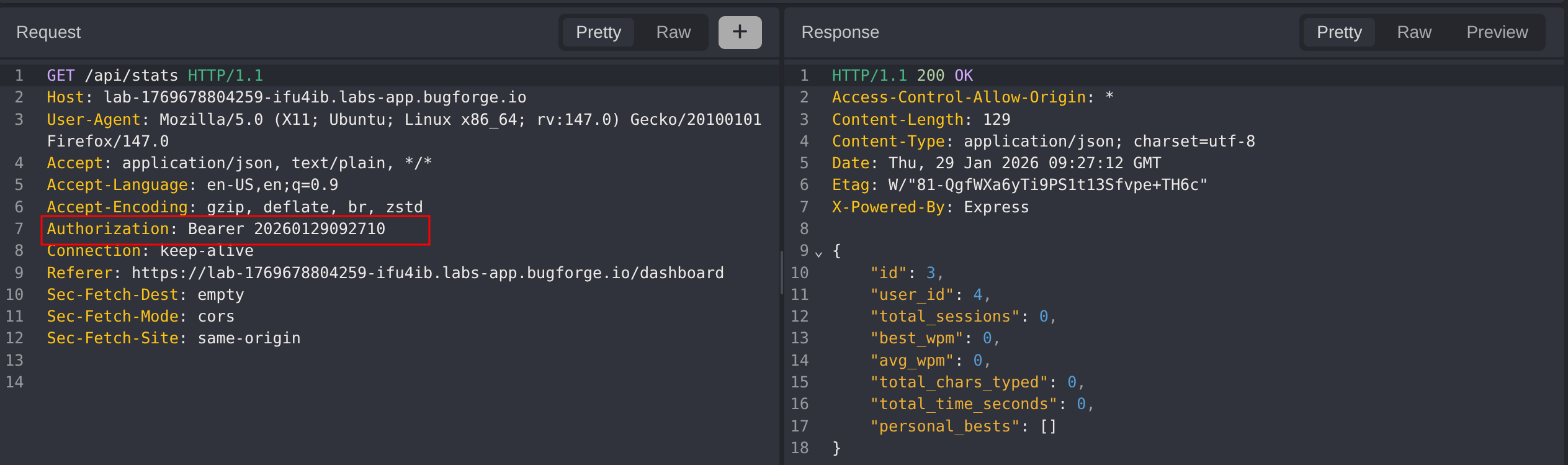 ISO 8601 Timestamp as Auth Token
