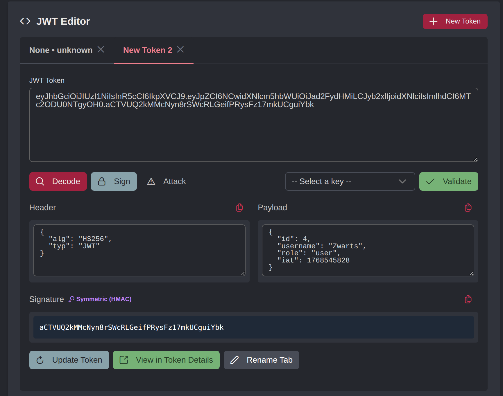 JWT Editor