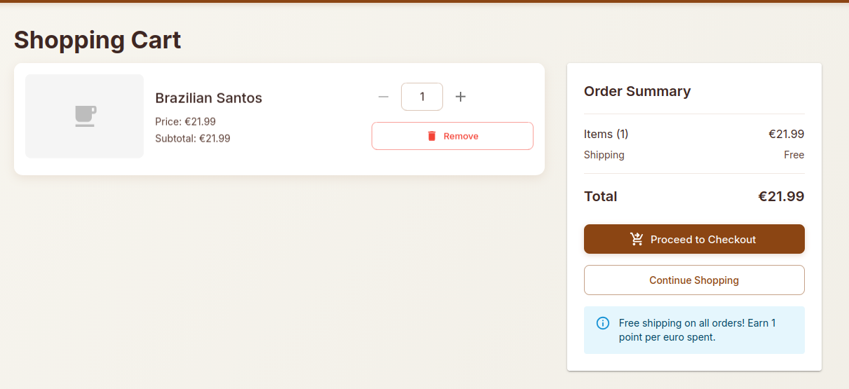 UI Points Notification
