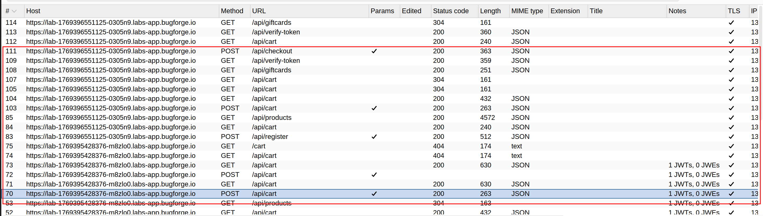 Order Flow - Endpoints