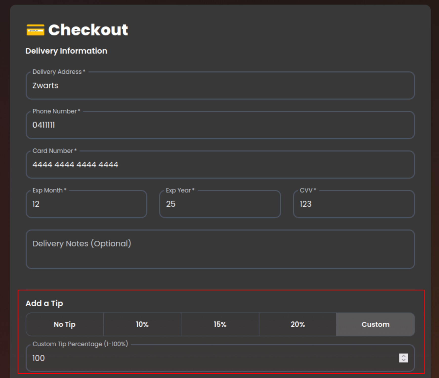 Tip - UI