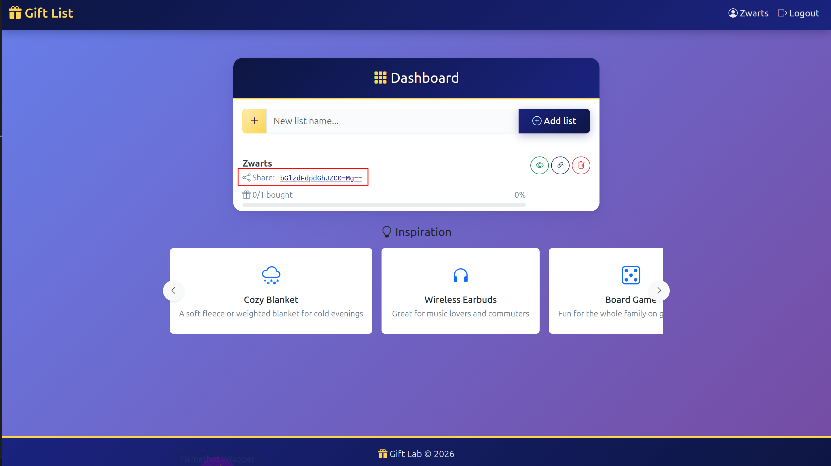 Share UI