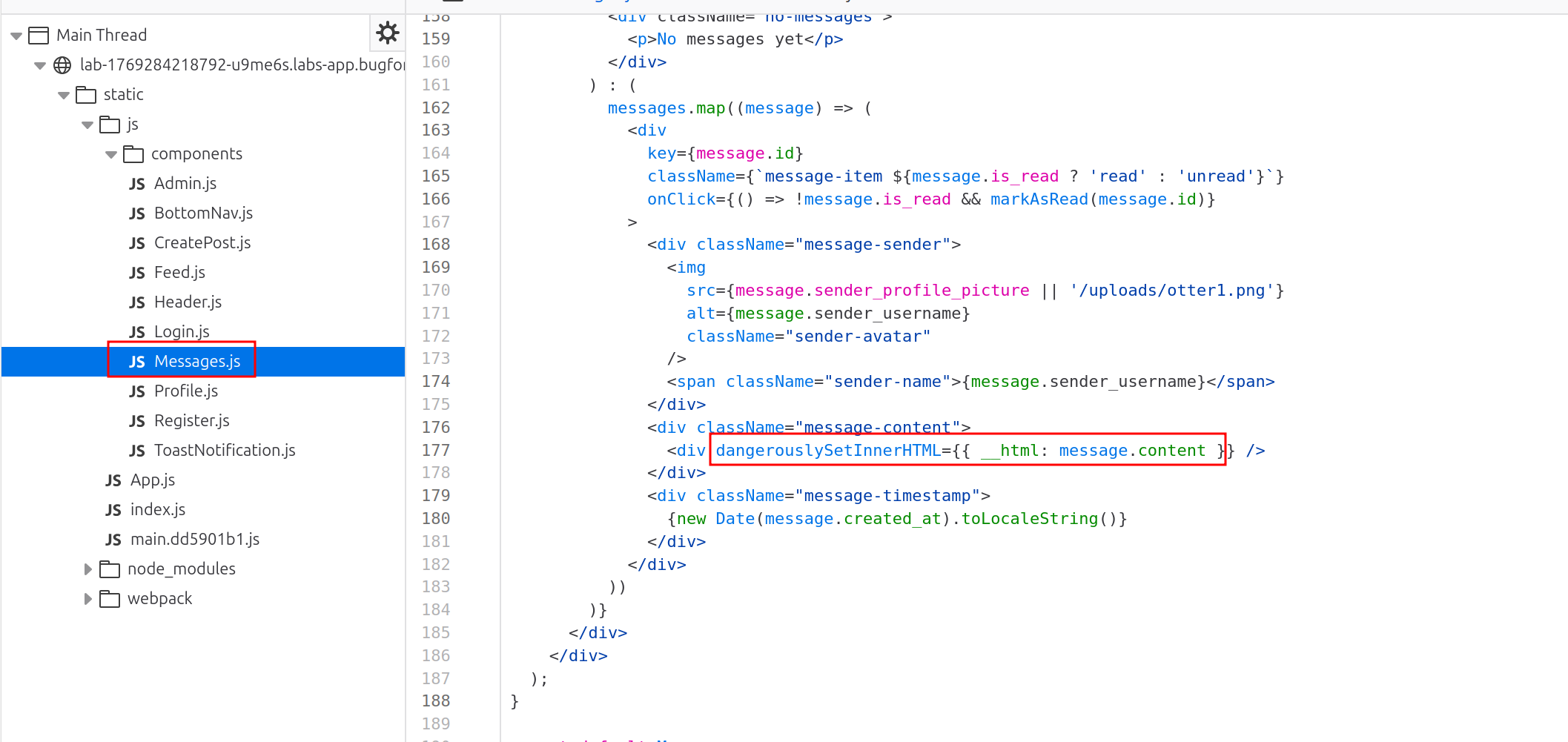 Code analysis