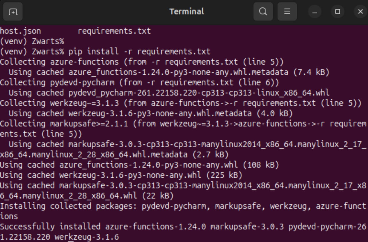 Install Requirements